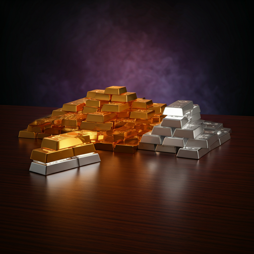 Stacks of gold bars representing sovereign wealth and precious metals investment